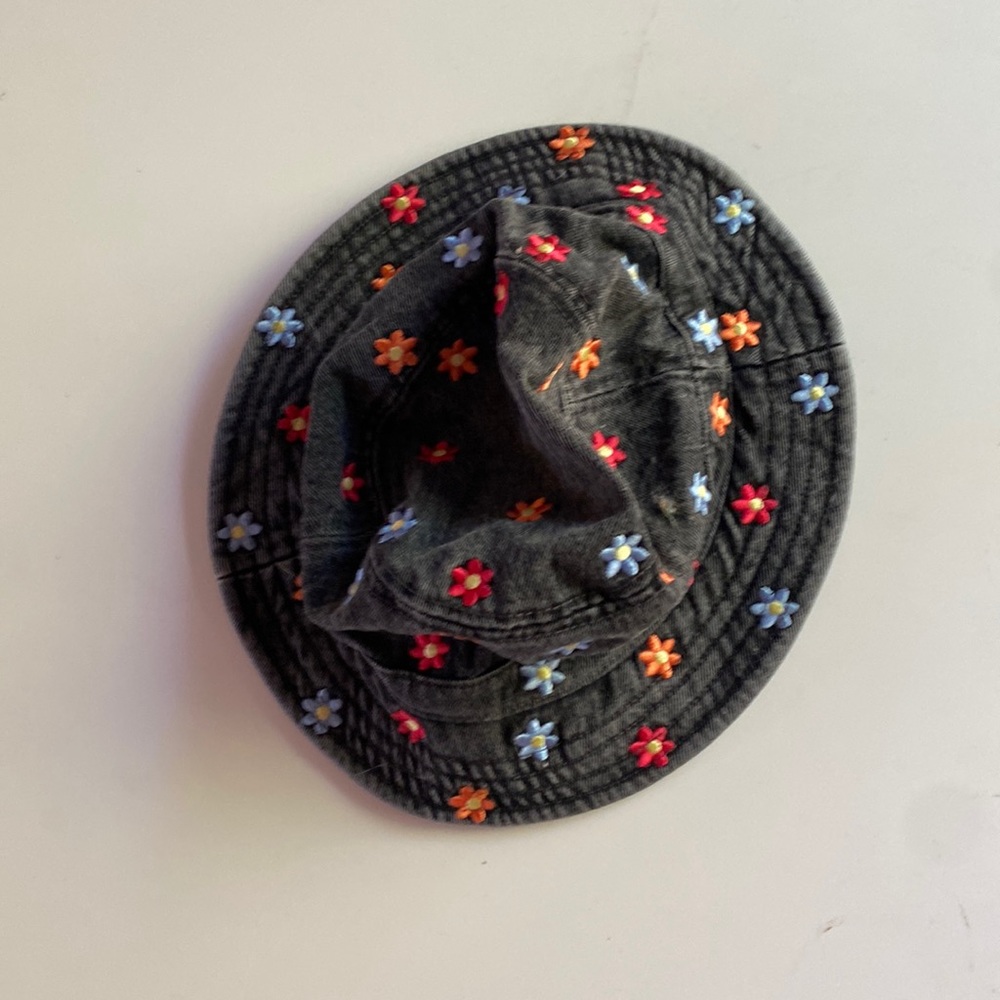american eagle flower bucket hat